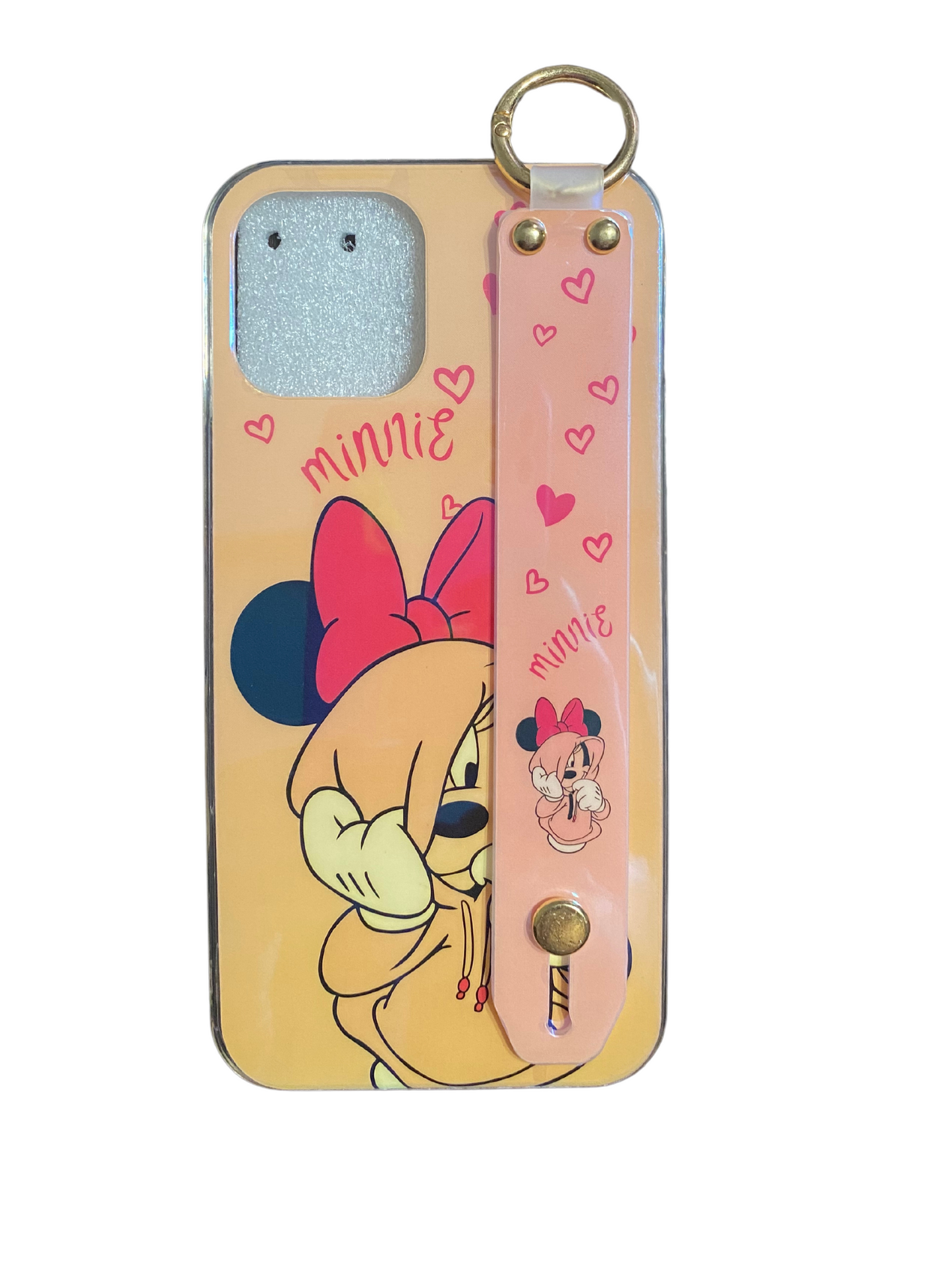 Carcasa Minnie con correa de mano - iPhone 12 Pro Max