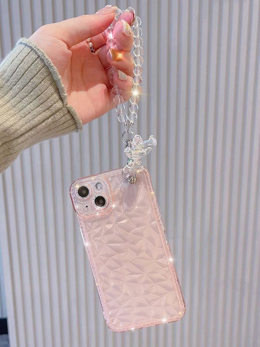 Carcasa con diseño de diamantes y correa - iPhone 11