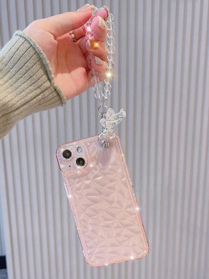 Carcasa con diseño de diamantes y correa - iPhone 11