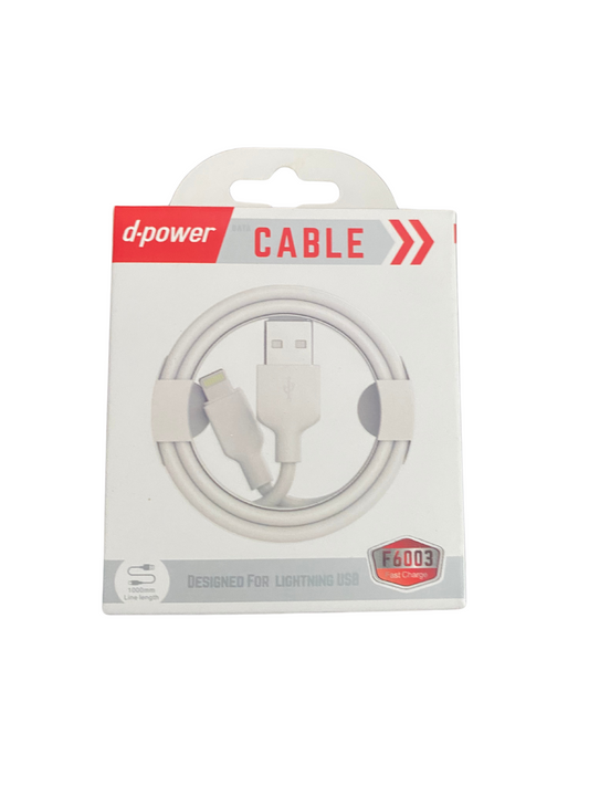 Cable Lightning Iphone 1m - D-POWER