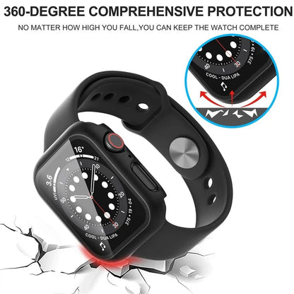 Protector completo Apple Watch 44mm con vidrio templado