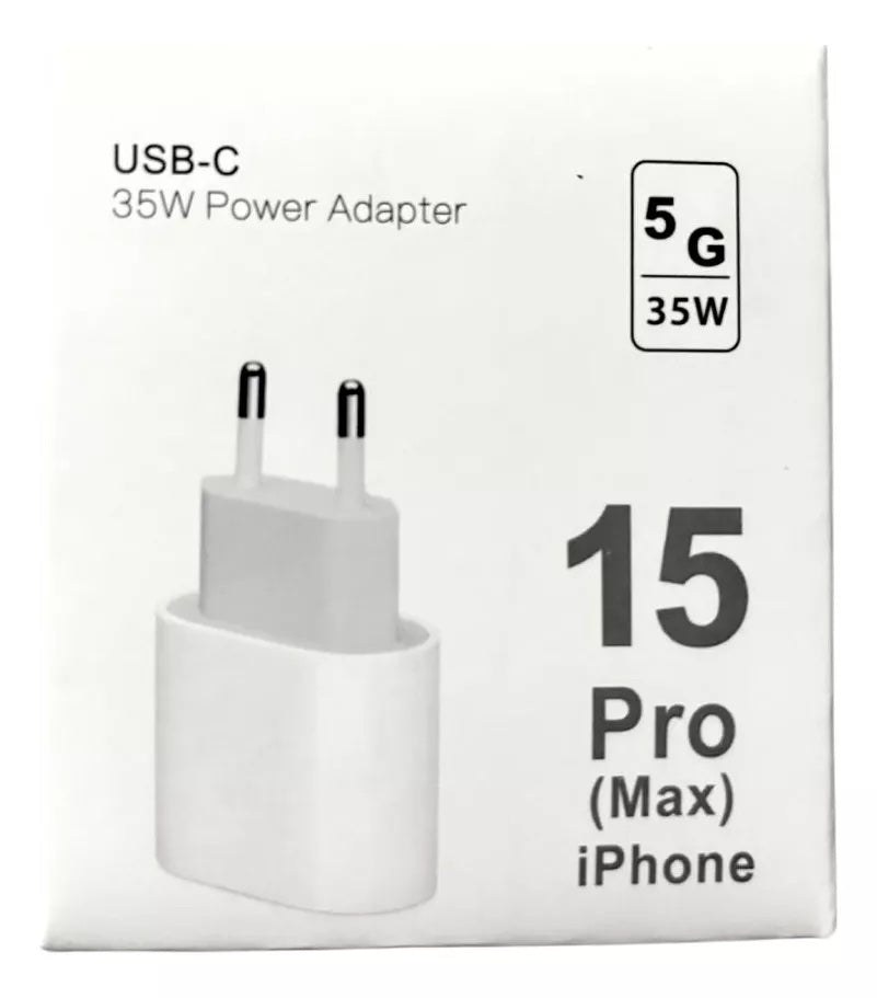 Power adapter - carga super rápida de 35w tipo Apple